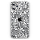 Hippie Dippie Doodles  - Protective Skin Wrap & Decal – Compatible with iPhone SE to iPhone 17 Pro Max (All Models)