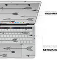 Hipster Arrow Pattern - Skin Decal Wrap Kit Compatible with the Apple MacBook Pro, Pro with Touch Bar or Air (11", 12", 13", 15" & 16" - All Versions Available)