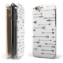 Hipster Arrow Pattern iPhone 6/6s or 6/6s Plus 2-Piece Hybrid INK-Fuzed Case