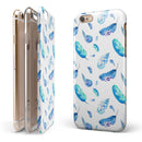 Hipster Feather Pattern iPhone 6/6s or 6/6s Plus 2-Piece Hybrid INK-Fuzed Case