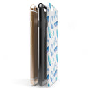 Hipster Feather Pattern iPhone 6/6s or 6/6s Plus 2-Piece Hybrid INK-Fuzed Case