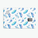 Hipster Feather Pattern - Premium Protective Decal Skin-Kit for the Apple Credit Card