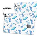 Hipster Feather Pattern - Premium Protective Decal Skin-Kit for the Apple Credit Card