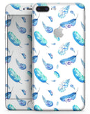 Hipster Feather Pattern - Skin-kit for the iPhone 8 or 8 Plus