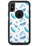 Hipster Feather Pattern - iPhone X OtterBox Case & Skin Kits
