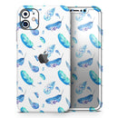 Hipster Feather Pattern  - Protective Skin Wrap & Decal – Compatible with iPhone SE to iPhone 17 Pro Max (All Models)