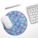 Holographic Mermaid Scales// WaterProof Rubber Foam Backed Anti-Slip Mouse Pad for Home Work Office or Gaming Computer Desk