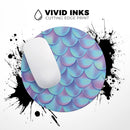 Holographic Mermaid Scales// WaterProof Rubber Foam Backed Anti-Slip Mouse Pad for Home Work Office or Gaming Computer Desk