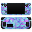 Holographic Mermaid Scales // Full Body Skin Decal Wrap Kit for the Steam Deck handheld gaming computer