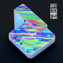 Holographic Retro Shapes UV Germicidal Sanitizing Sterilizing Wireless Smart Phone Screen Cleaner + Charging Station