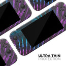 Holographic Tropical // Skin Decal Wrap Kit for Nintendo Switch Console & Dock, Joy-Cons, Pro Controller, Lite, 3DS XL, 2DS XL, DSi, or Wii - Vinyl Skin Wrap for Nintendo Switch 2, OLED, Lite, Pro Controller, Wii & Classic Handhelds