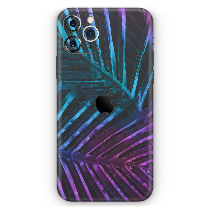 Holographic Tropical // Skin-Kit compatible with the Apple iPhone 14, 13, 12, 12 Pro Max, 12 Mini, 11 Pro, SE, X/XS + (All iPhones Available)