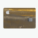 Horizontal Gold Landscape - Premium Protective Decal Skin-Kit for the Apple Credit Card