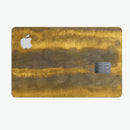 Horizontal Golden Caverns - Premium Protective Decal Skin-Kit for the Apple Credit Card