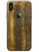 Horizontal Golden Caverns - iPhone X Skin-Kit