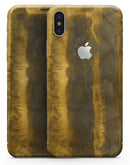 Horizontal Golden Caverns - iPhone X Skin-Kit