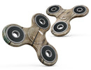 Horizontal Planks with Chipped Blue Full-Body Fidget Spinner Skin-Kit