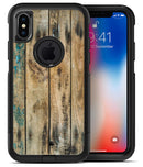 Horizontal Planks with Chipped Blue - iPhone X OtterBox Case & Skin Kits