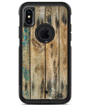 Horizontal Planks with Chipped Blue - iPhone X OtterBox Case & Skin Kits