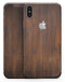 Horizontal Rich Woodrgrain - iPhone X Skin-Kit