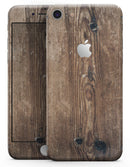 Horizontal Weathered Woodgrain - Skin-kit for the iPhone 8 or 8 Plus