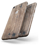 Horizontal Weathered Woodgrain - Skin-kit for the iPhone 8 or 8 Plus