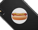 Hot Dog Emoticon Emoji - Skin Kit for PopSockets and other Smartphone Extendable Grips & Stands