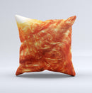 Hot Magma Ink-Fuzed Decorative Throw Pillow