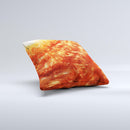 Hot Magma Ink-Fuzed Decorative Throw Pillow