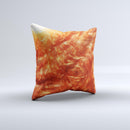 Hot Magma Ink-Fuzed Decorative Throw Pillow