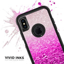Hot Pink & Silver Glimmer Fade - Skin Kit for the iPhone OtterBox Cases