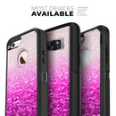 Hot Pink & Silver Glimmer Fade - Skin Kit for the iPhone OtterBox Cases