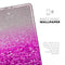 Hot Pink & Silver Glimmer Fade - Full Body Skin Decal for the Apple iPad Pro 12.9", 11", 10.5", 9.7", Air or Mini (All Models Available)
