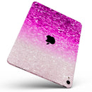 Hot Pink & Silver Glimmer Fade - Full Body Skin Decal for the Apple iPad Pro 12.9", 11", 10.5", 9.7", Air or Mini (All Models Available)