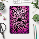 Hot Pink Cheetah Animal Print - Full Body Skin Decal for the Apple iPad Pro 12.9", 11", 10.5", 9.7", Air or Mini (All Models Available)