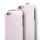 Hot Pink Fade to White  iPhone 6/6s or 6/6s Plus 2-Piece Hybrid INK-Fuzed Case