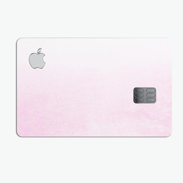 Hot Pink Fade to White  - Premium Protective Decal Skin-Kit for the Apple Credit Card