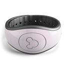 Hot Pink Fade to White  - Decal Skin Wrap Kit for the Disney Magic Band