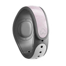 Hot Pink Fade to White  - Decal Skin Wrap Kit for the Disney Magic Band