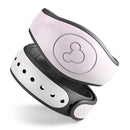Hot Pink Fade to White  - Decal Skin Wrap Kit for the Disney Magic Band