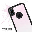 Hot Pink Fade to White  - Skin Kit for the iPhone OtterBox Cases