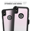 Hot Pink Fade to White  - Skin Kit for the iPhone OtterBox Cases