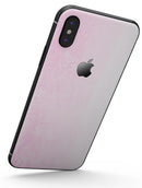 Hot Pink Fade to White  - iPhone X Skin-Kit
