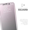 Hot Pink Fade to White   - Protective Skin Wrap & Decal – Compatible with iPhone SE to iPhone 17 Pro Max (All Models)