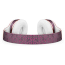 Hot Pink Micro Hearts Over Burgundy Script Full-Body Skin Kit for the Beats by Dre Solo 3 Wireless Headphones