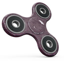 Hot Pink Micro Hearts Over Burgundy Script Full-Body Fidget Spinner Skin-Kit
