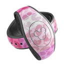 Hot Pink Striped Cheetah Print - Decal Skin Wrap Kit for the Disney Magic Band