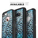 Hot Teal Cheetah Animal Print - Skin Kit for the iPhone OtterBox Cases