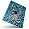 Hot Teal Cheetah Animal Print - Full Body Skin Decal for the Apple iPad Pro 12.9", 11", 10.5", 9.7", Air or Mini (All Models Available)