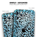 Hot Teal Cheetah Animal Print  - Protective Skin Wrap & Decal – Compatible with iPhone SE to iPhone 17 Pro Max (All Models)